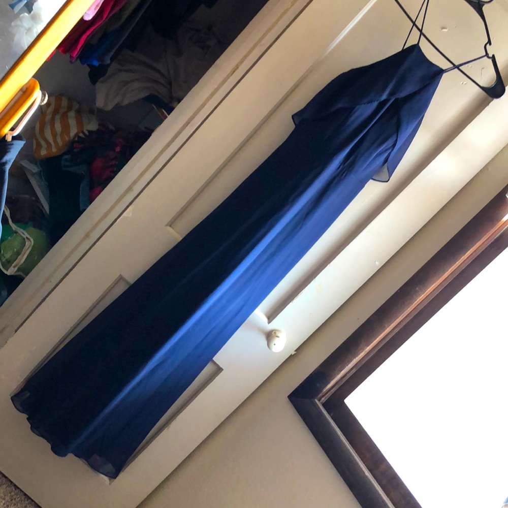 Birdy Grey navy blue gown size small